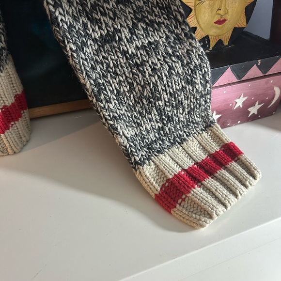 Bluenotes Cabin Black & Cream Shawl Collar Cardigan Women Medium Cowichan - Picture 11 of 16